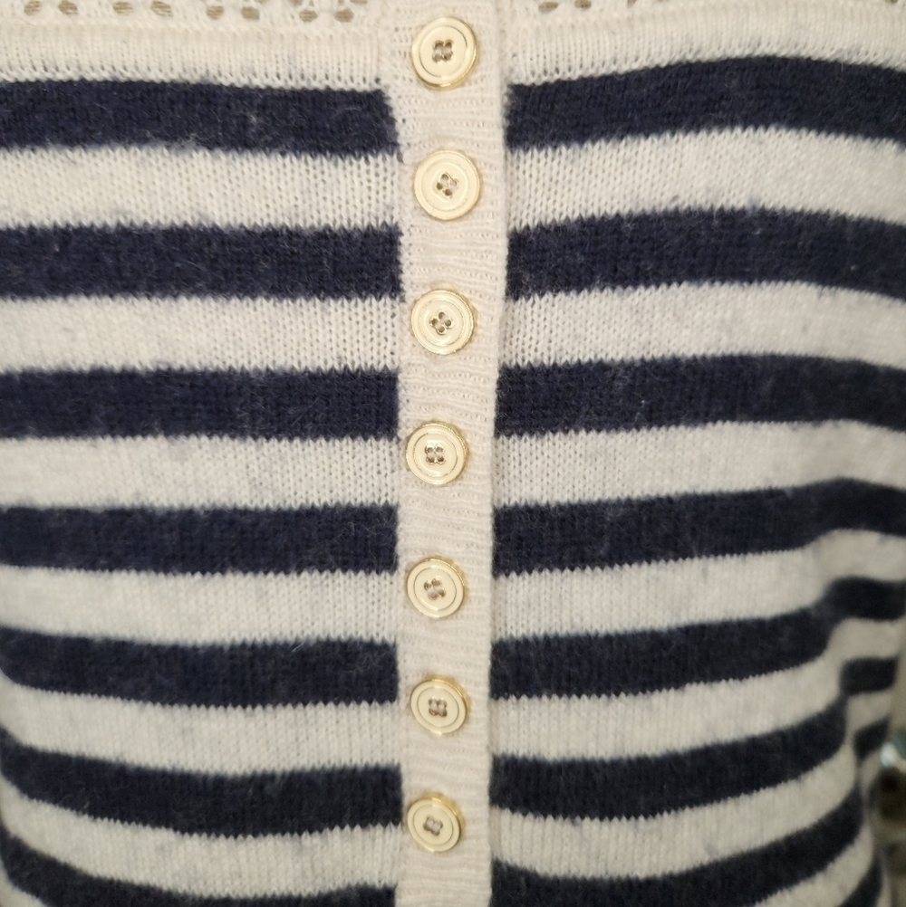 Vintage Juicy Cashmere Striped Top - Picture 9 of 13
